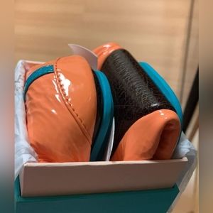 Tieks Coral Flats Size 8